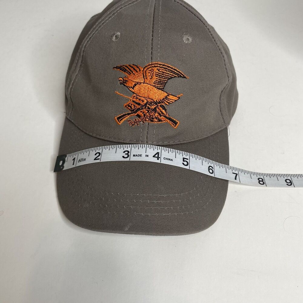 NRA Embroidered Eagle Logo Gray Adjustable Hat Baseball Cap - Picture 6 of 7